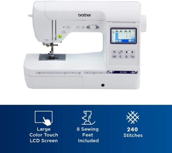 Brother SE1900 Sewing and Embroidery Machine - Image 2