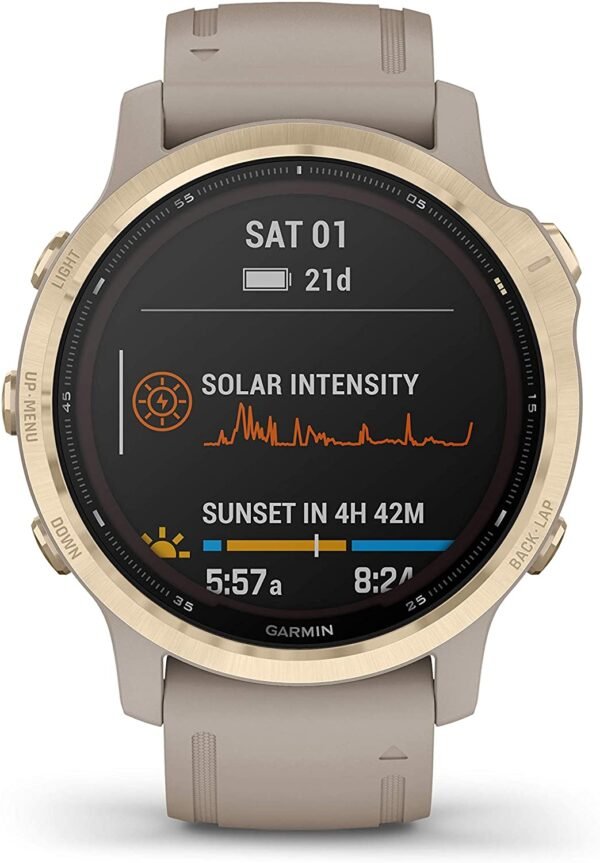 Garmin Fenix 6S Pro Solar Women of Adventure Premium Multisport GPS Smartwatch - Image 4