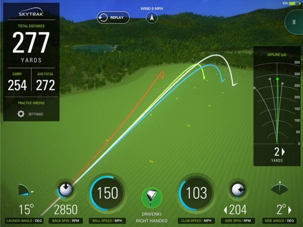 SkyTrak Personal Launch Monitor w/Basic Practice Range Package - Image 2