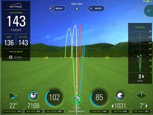 SkyTrak Personal Launch Monitor w/Basic Practice Range Package - Image 10