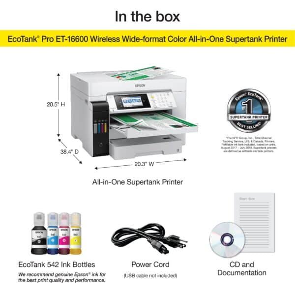 Epson EcoTank Pro ET-16600 Wireless Color All-In-One - Image 5
