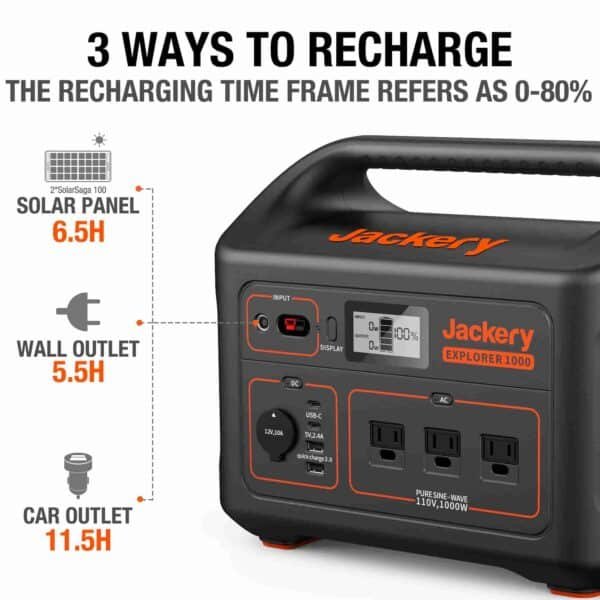 Jackery Explorer 1000 Portable Power Station - Image 6