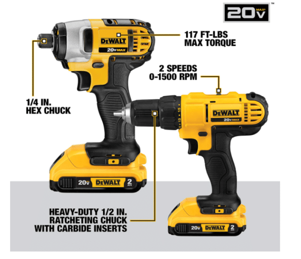 DEWALT 20V 10-Tool (DCK1020D2) - Image 2