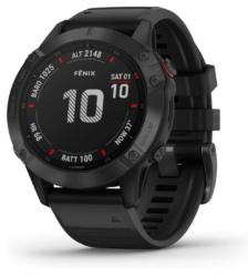 Garmin Fenix 6X Pro - Black with Black Band