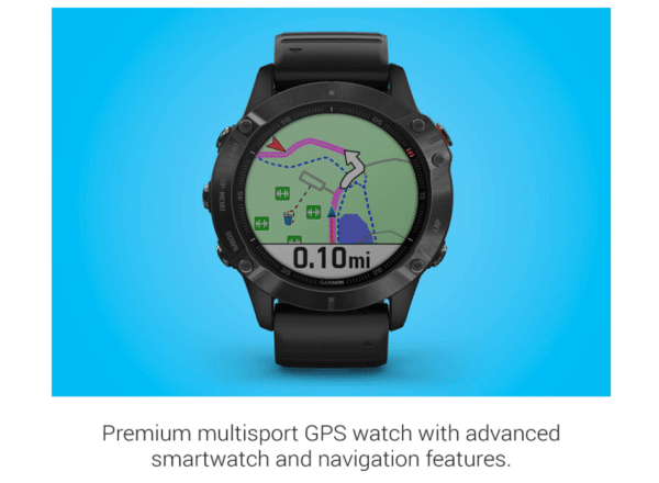 Garmin Fenix 6X Pro - Black with Black Band - Image 6