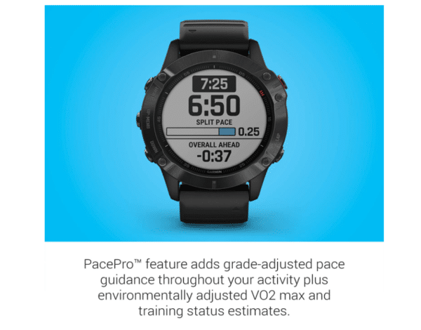 Garmin Fenix 6X Pro - Black with Black Band - Image 7
