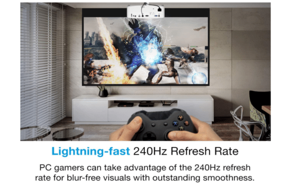 Optoma UHD38 Bright, True 4K UHD Gaming Projector - Image 4