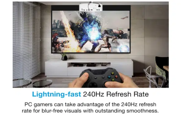 Optoma UHD38 Bright, True 4K UHD Gaming Projector - Image 4