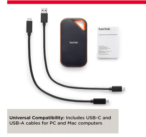 SanDisk 2TB Extreme PRO Portable SSD - Up to 2000MB/s - Image 8