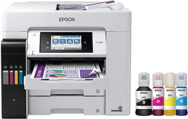 Epson EcoTank Pro ET-5850 Wireless Color All-in-One