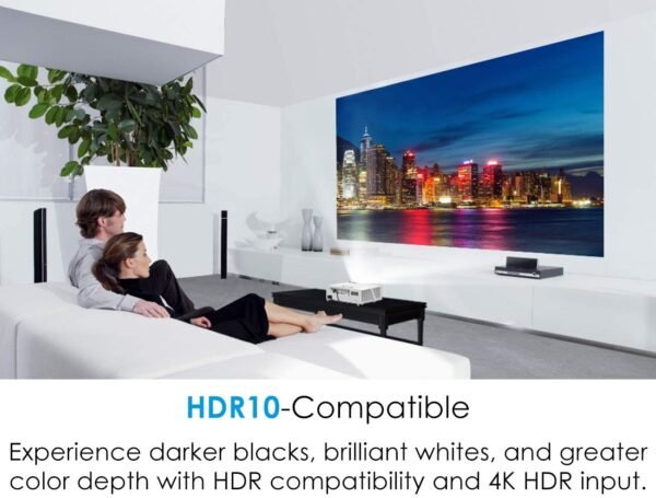 Optoma GT1090HDR Short Throw Laser Home Theater Projector - Image 5