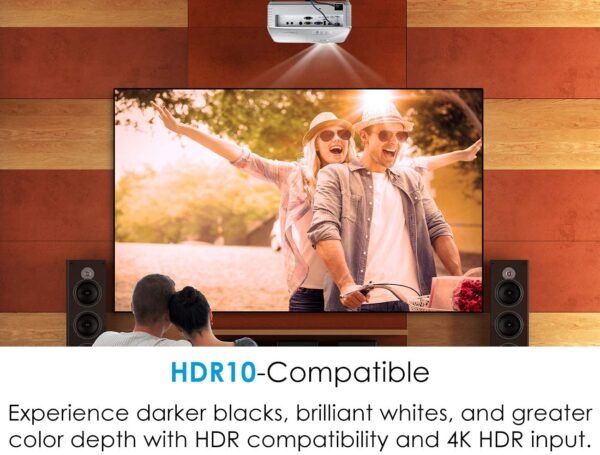 Optoma HD39HDR High Brightness HDR Home Theater Projector - Image 5