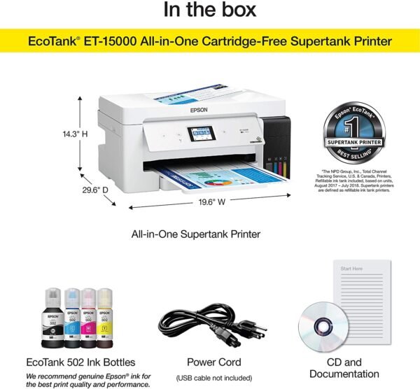 Epson EcoTank ET-15000 Wireless Color All-in-One - Image 6