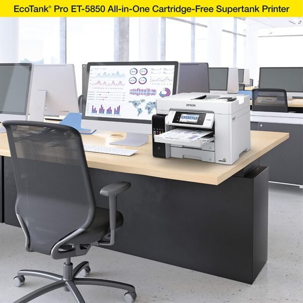 Epson EcoTank Pro ET-5850 Wireless Color All-in-One - Image 6
