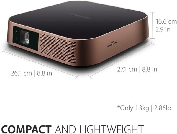 ViewSonic M2 1080p Portable Projector with 1200 LED Lumens - Image 7