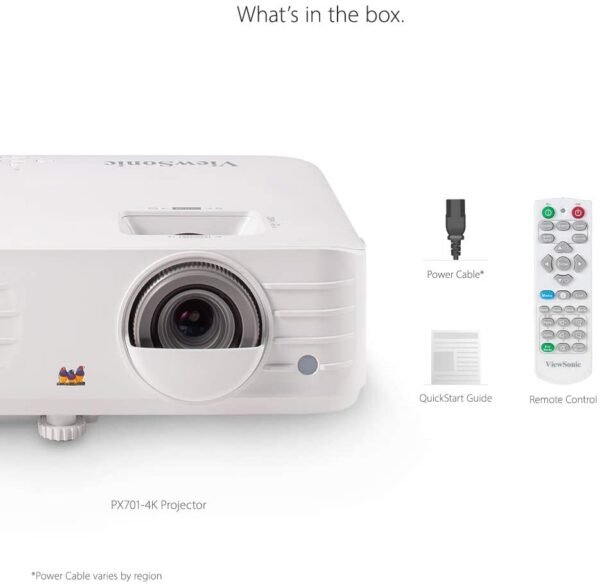 ViewSonic PX701-4K 4K UHD 3200 Lumens 240Hz 4.2ms