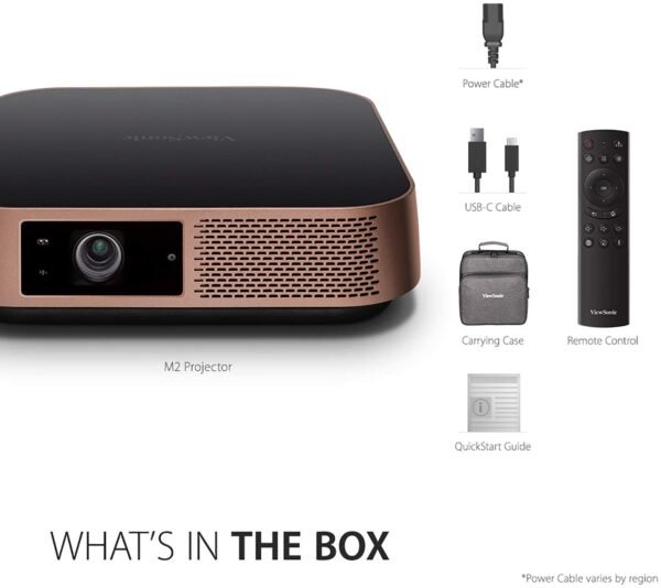 ViewSonic M2 1080p Portable Projector with 1200 LED Lumens - Image 5